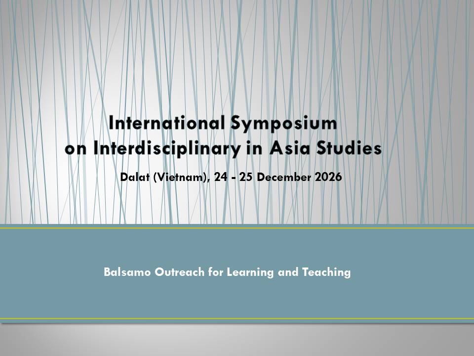 Announcement International Symposium on Interdisciplinary in Asia Studies 2026